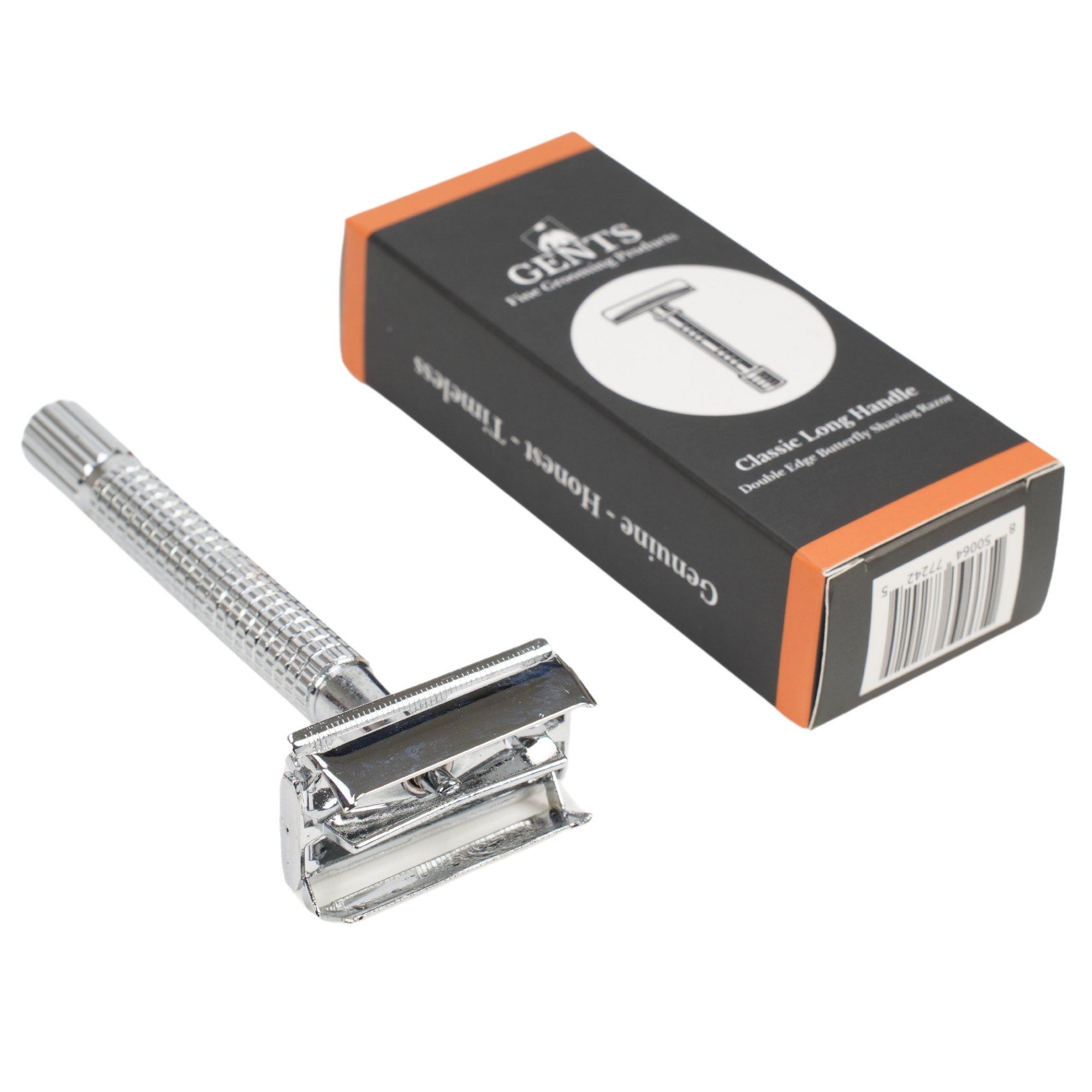 Butterfly Double Edge (Safety) Razor Stainless + Blades