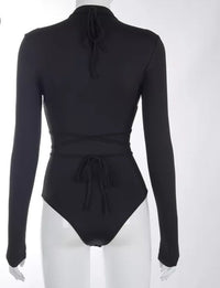 high cut long sleeve bodysuit - NHOVIDSHOP