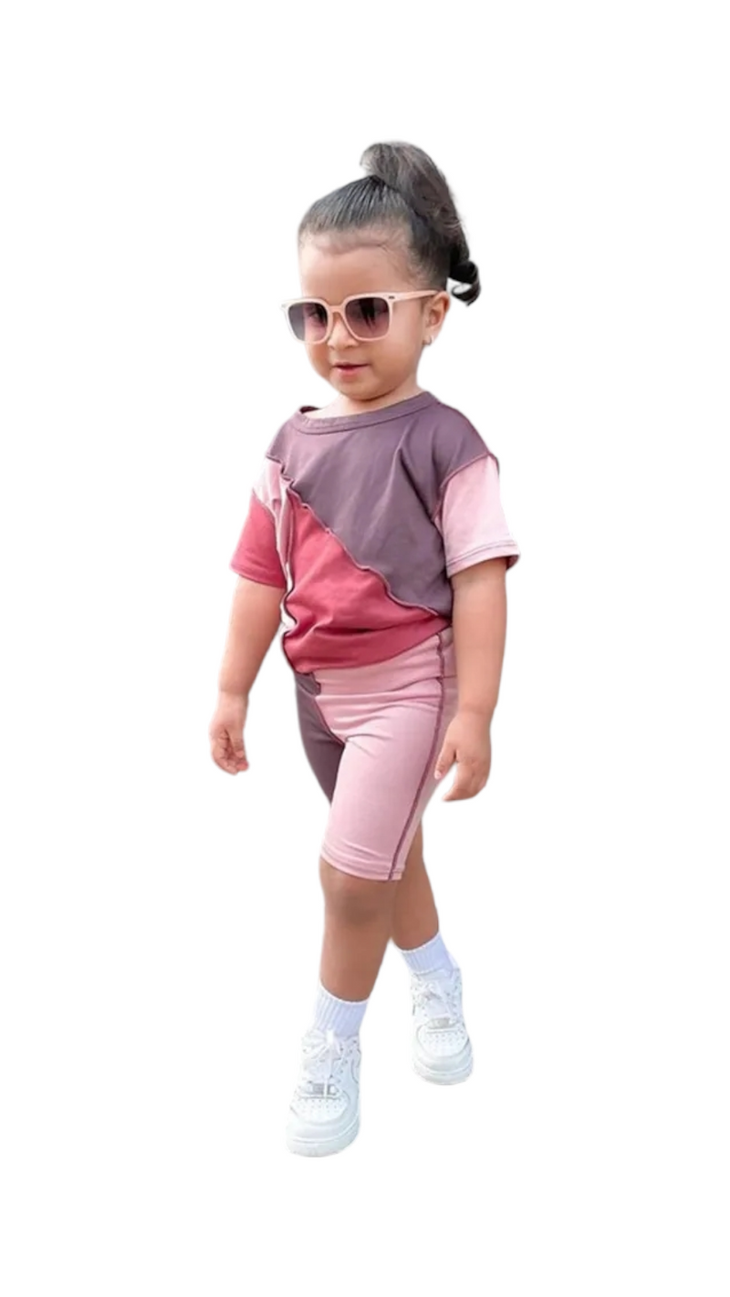 Stylish Girl Two-Piece Set - The Perfect Outfit for Little Fashionistas - Premium two piece set from Littlepinot.com - Just $17.99! Shop now at Littlepinot.com