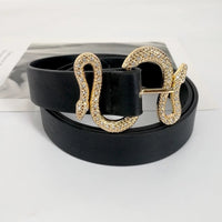 LEATHER  LUXURY SNAKE BELT - NHOVIDSHOP