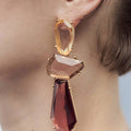 Geometric Drop Earrings