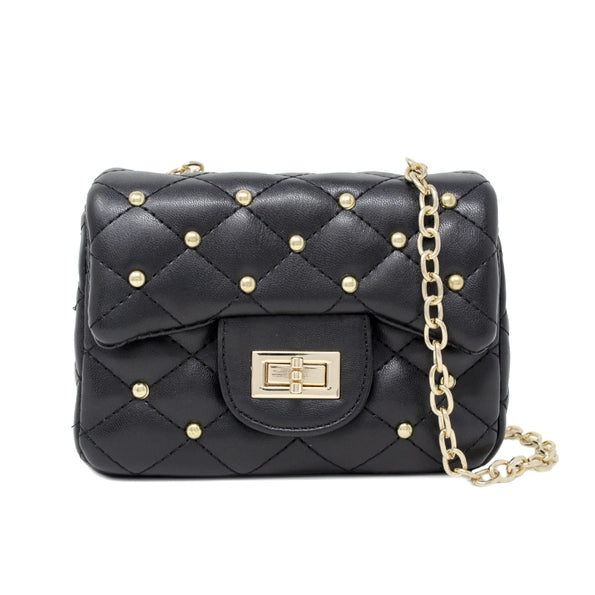 Classic Quilted Stud Mini Bag for kids - NHOVIDSHOP