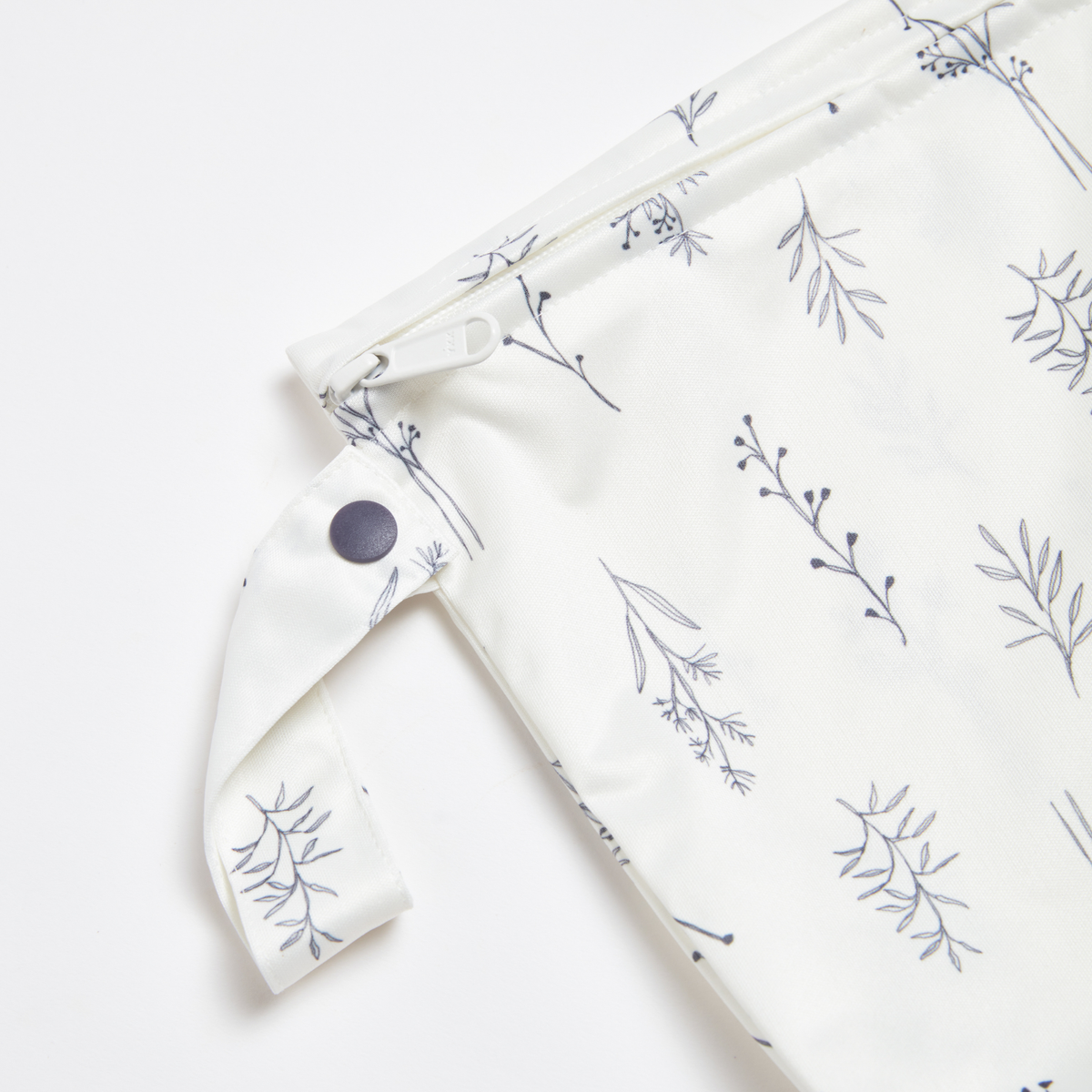 Small Wet Bag: Grey Folk Botanical - NHOVIDSHOP.COM