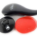 3 pack wave Hair Brush Set Detangler, Scalp & Pocket Brush