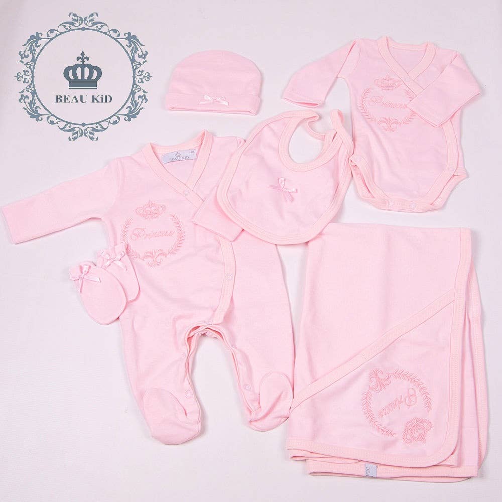 35804 Babysuit Set: Pink / 0-3 mths - NHOVIDSHOP.COM