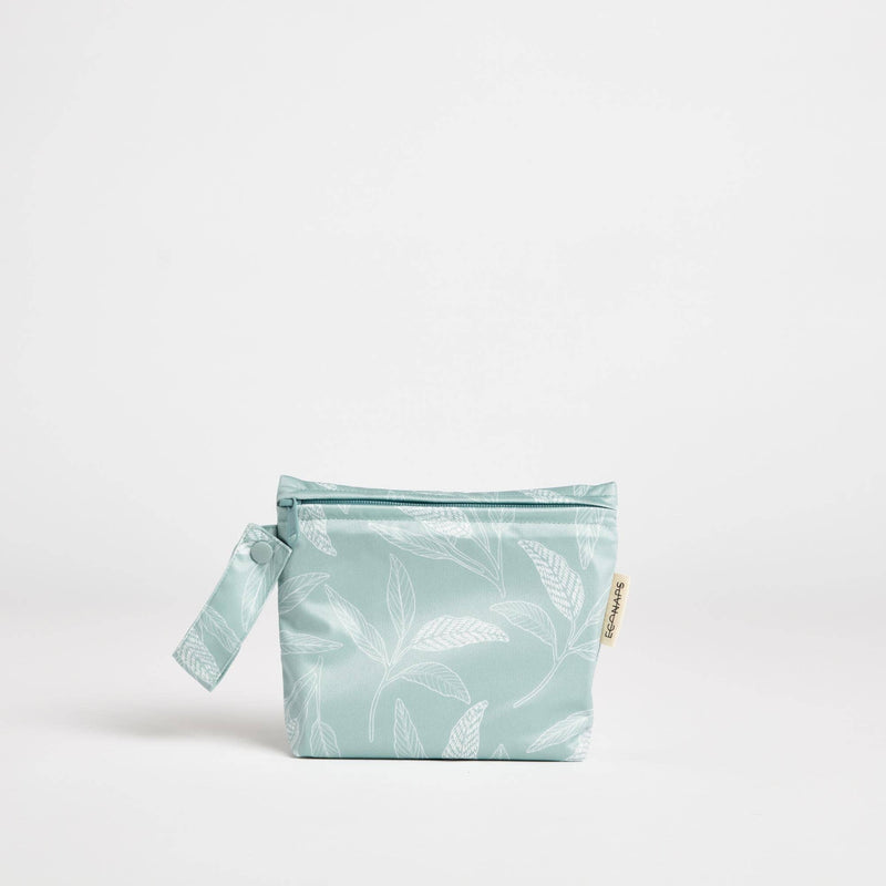 Small Wet Bag: Grey Folk Botanical - NHOVIDSHOP.COM