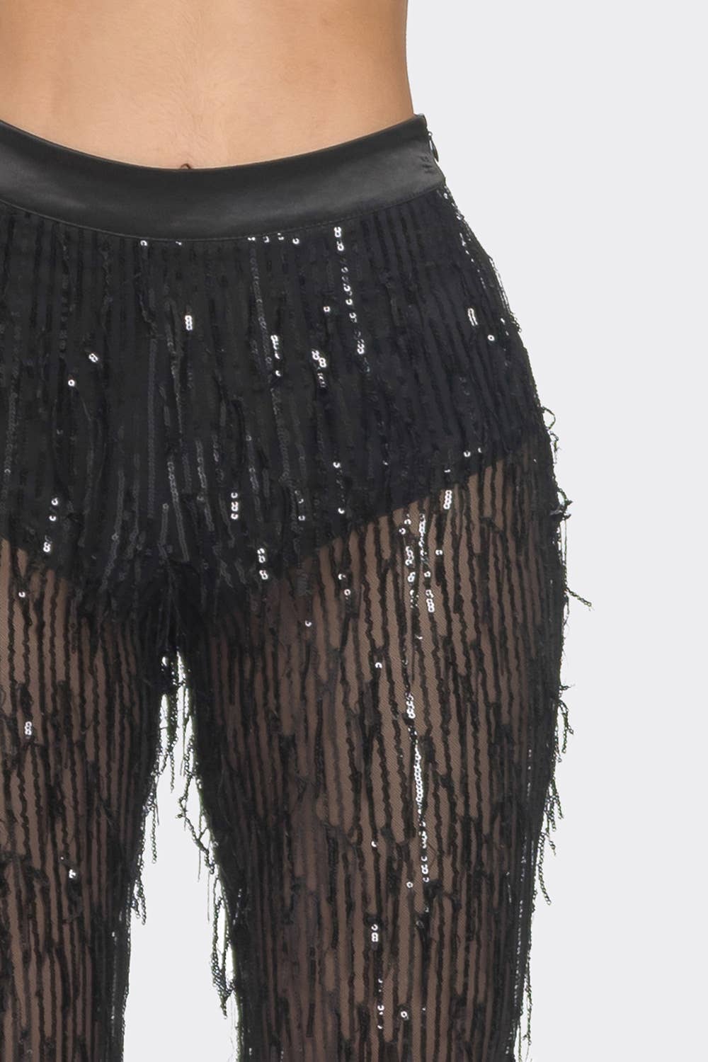 LAYERED SEQUIN PANTS - NHOVIDSHOP