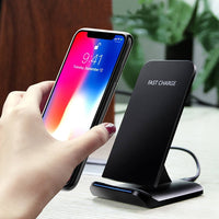 Wireless Charger Fast Charging Pad Compatible with Phone, Samsung and all QI Devices: Wireless Charger Only - NHOVIDSHOP.COM