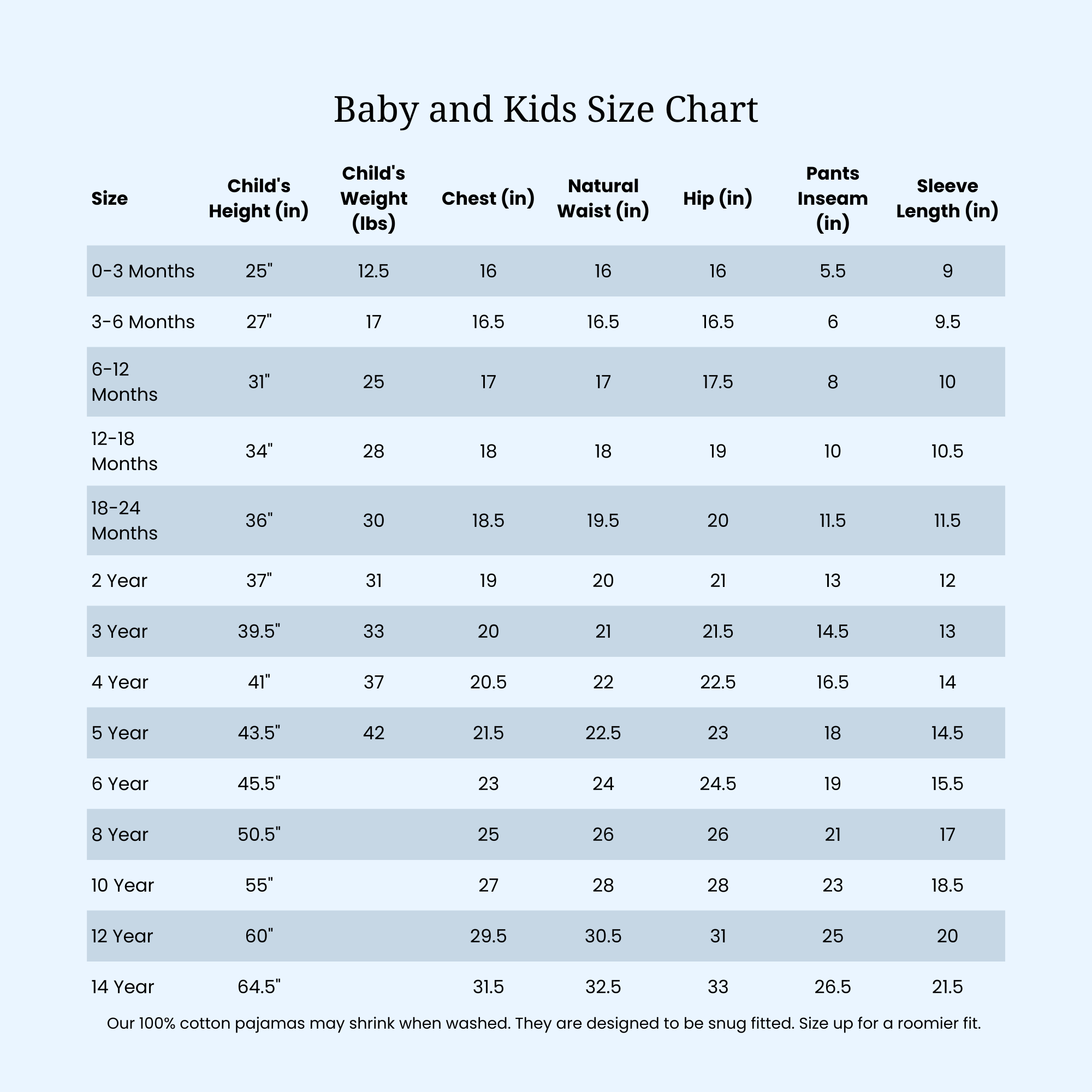 Kids Two Piece Cotton Pajamas Alien Print