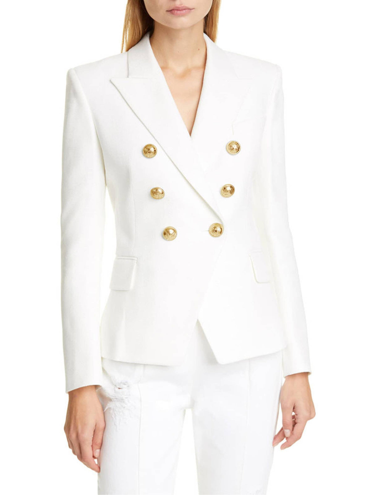 Fashionable Short Double Breasted Suit Jacket - NHOVIDSHOP