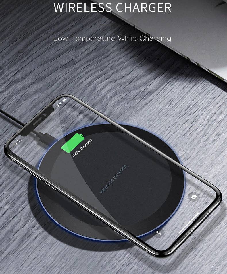 10W Fast Wireless Charger Charging Pad For all Qi enabled smartphones: 2-Pack - NHOVIDSHOP.COM