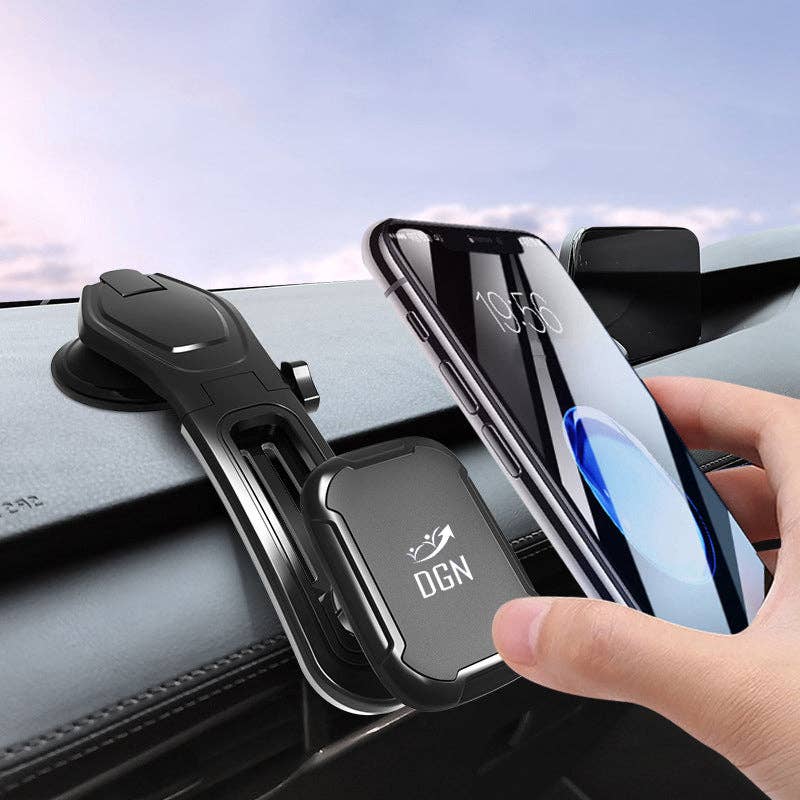 Universal 360 Degree Magnetic Car Mount for Smartphones: Black - NHOVIDSHOP.COM