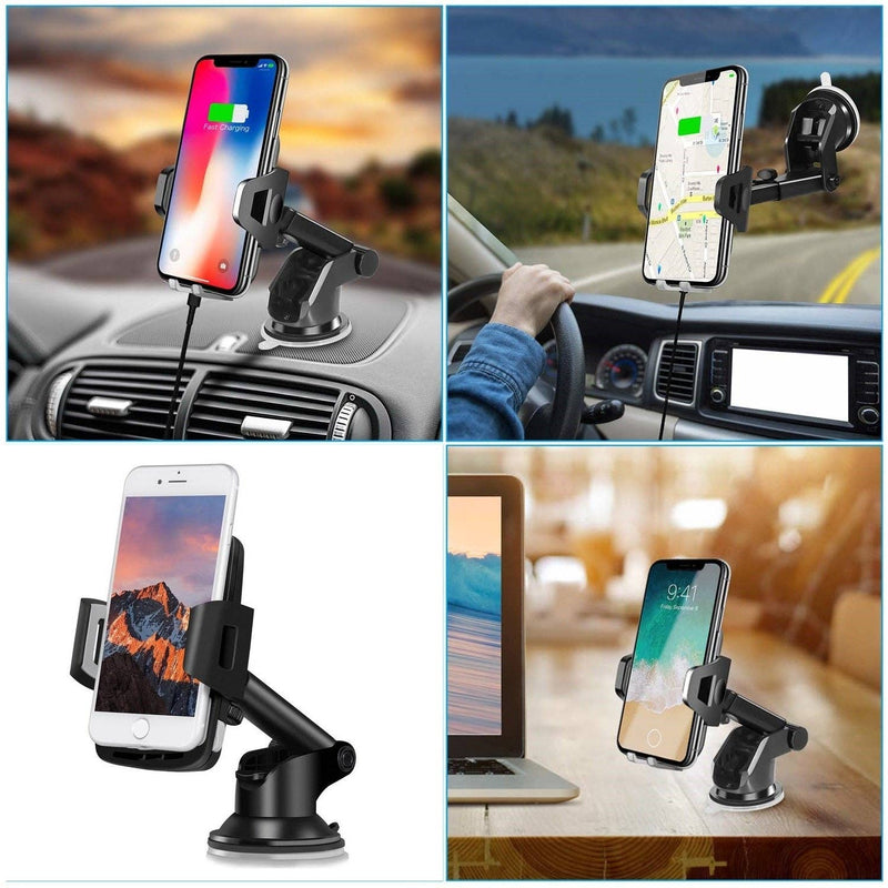 DGN Universal 3-in-1 Strong Car Mount for Windshield, Dashbo - NHOVIDSHOP.COM