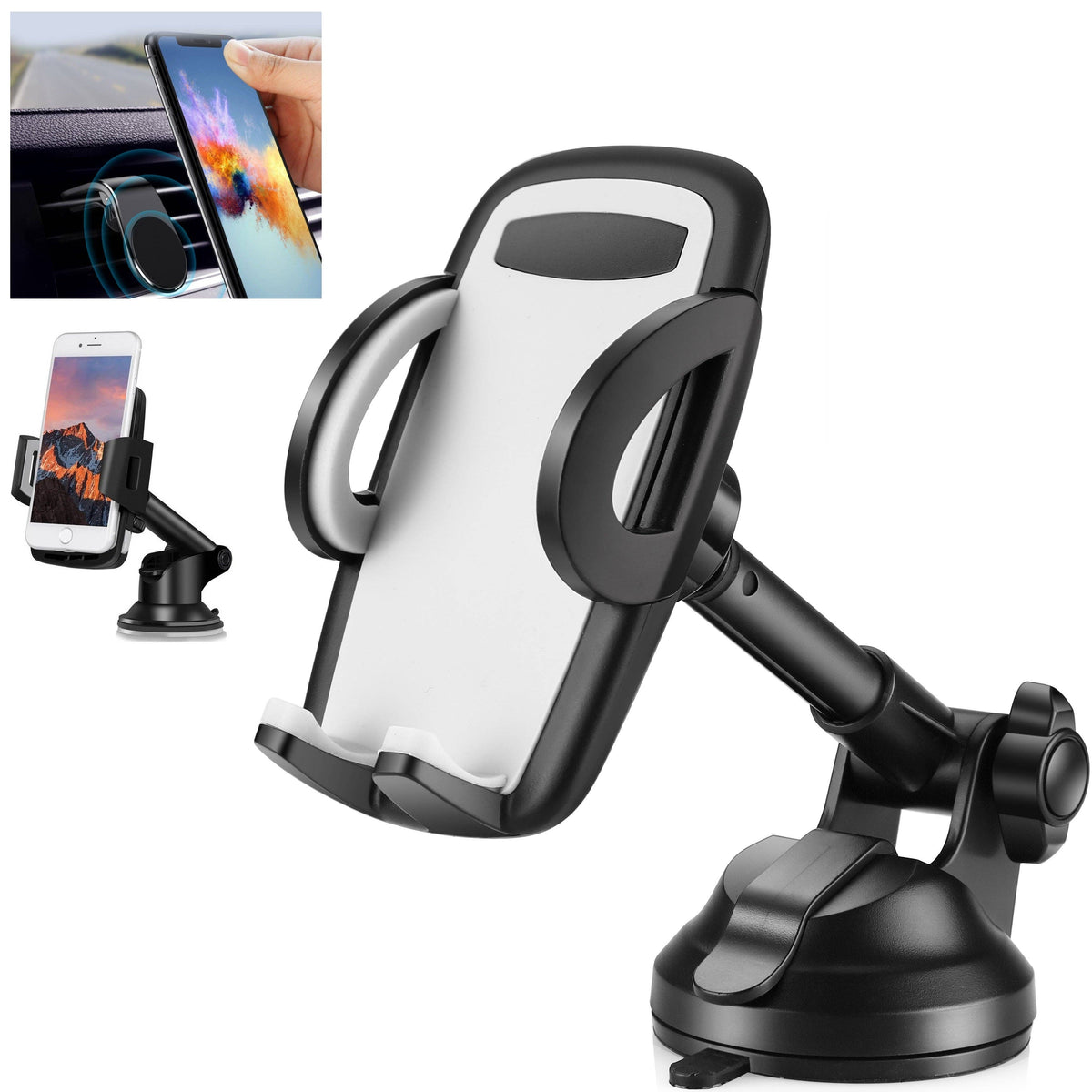 Bundle: Universal 360 Degree Windshield Dash & Magnetic Car Mount - NHOVIDSHOP.COM