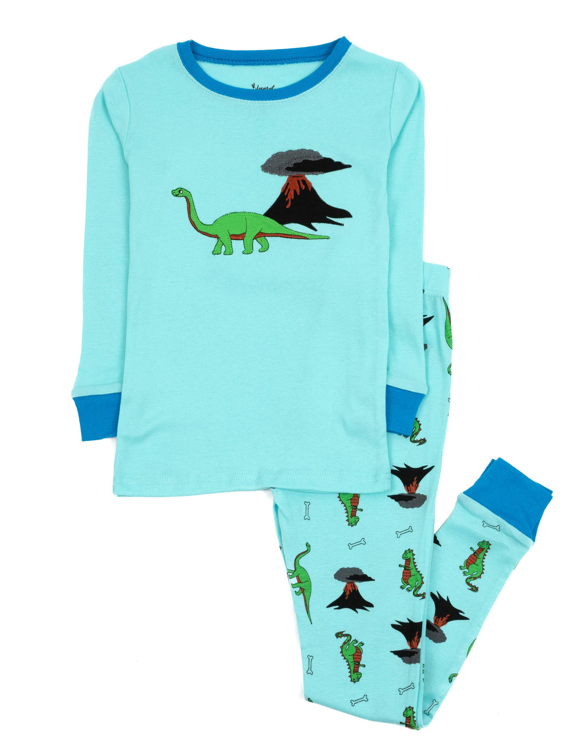 Kids Two Piece Cotton Pajamas Print: MOON & STARS / 6 Year - NHOVIDSHOP.COM