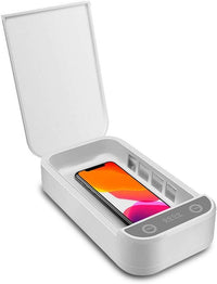 Ultraviolet Phone Sterilizer UV Box Sterilizer with Essential Oil Diffuser: White - NHOVIDSHOP.COM