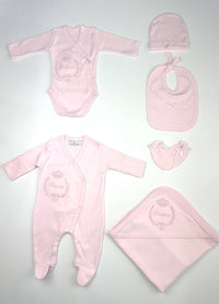 35804 Babysuit Set: Pink / 0-3 mths - NHOVIDSHOP.COM