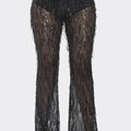 LAYERED SEQUIN PANTS