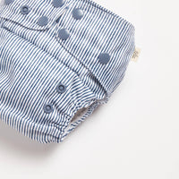 Indigo Pinstripe 2.0 Modern Cloth Diaper: One-Size - NHOVIDSHOP.COM