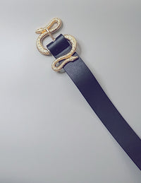 LEATHER  LUXURY SNAKE BELT - NHOVIDSHOP