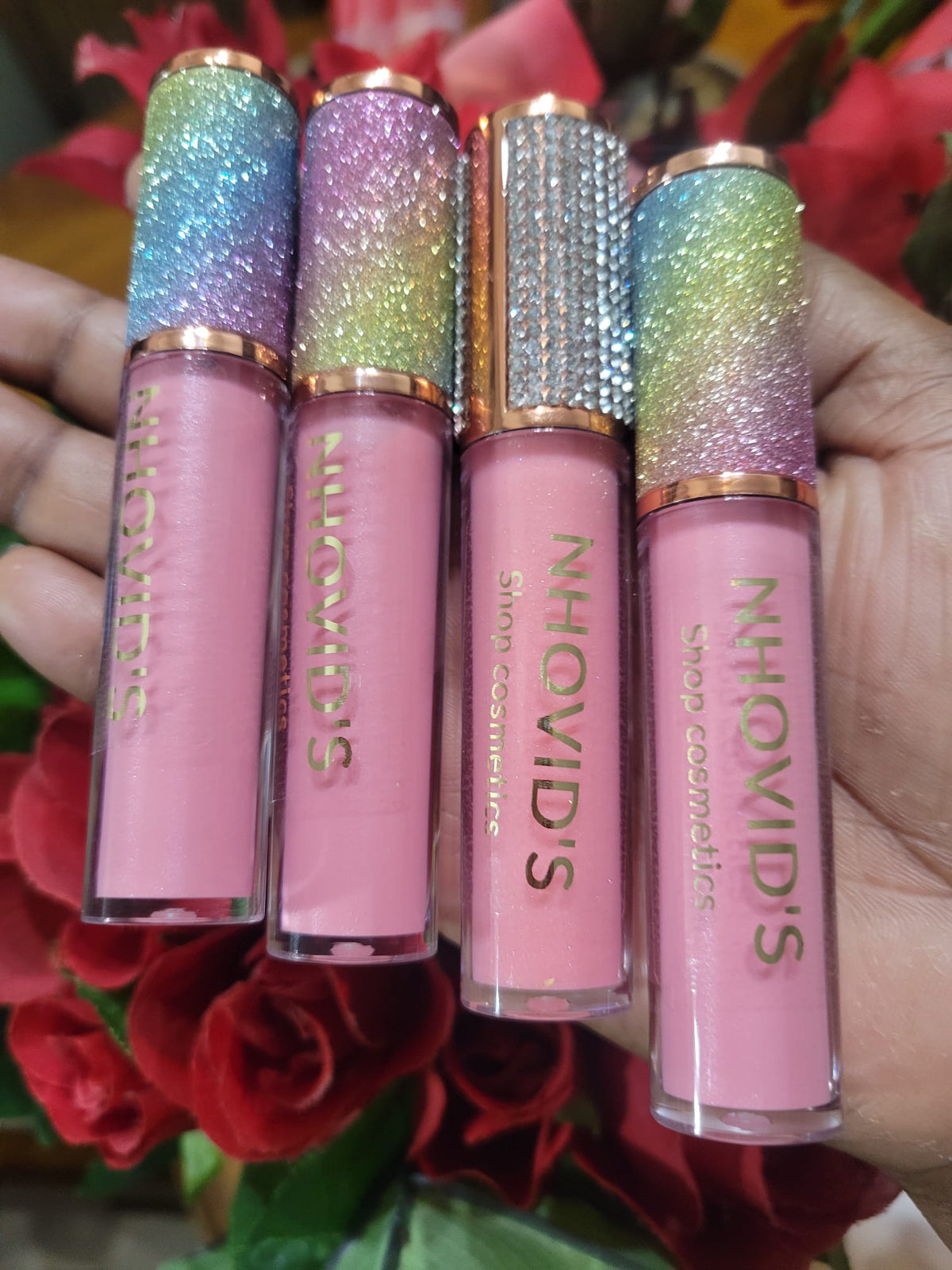 smooth| Lip Gloss | Lip Glaze | Rhinestones | Super pigmented - NHOVIDSHOP