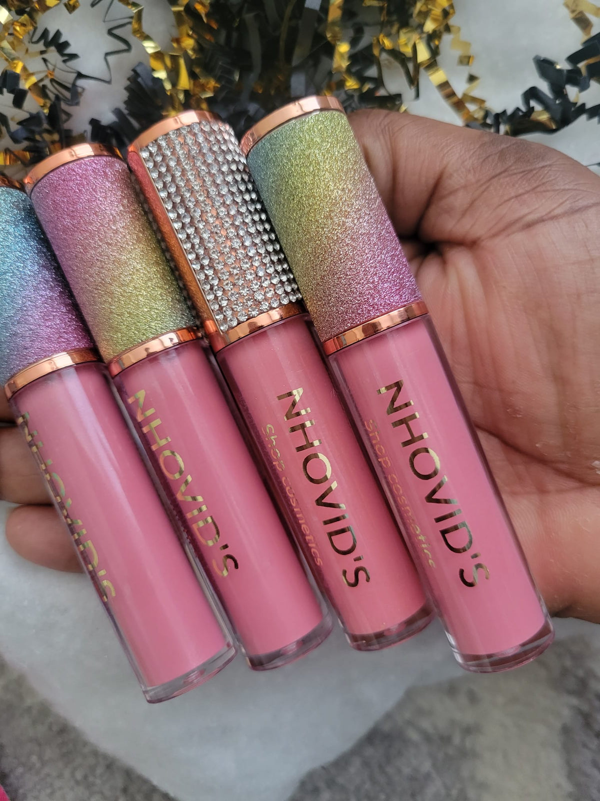 smooth| Lip Gloss | Lip Glaze | Rhinestones | Super pigmented - NHOVIDSHOP