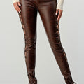 Gotta Catch Me Faux Leather Pant