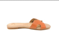 Ladrillo Flat Sandal Upper: 100% Leather Lining: Leather Innersole: Leather Ousole Material: Handmade 3mm of plush foam padding Made in Colomb - NHOVIDSHOP