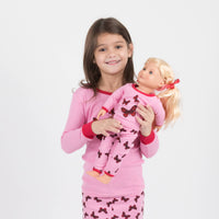 Kids Girl & Doll Cotton Butterfly Pajama: 6 year - NHOVIDSHOP.COM