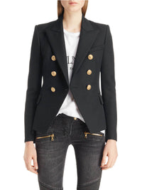 Fashionable Short Double Breasted Suit Jacket - NHOVIDSHOP