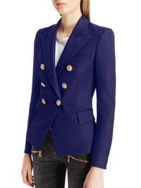 Fashionable Short Double Breasted Suit Jacket - NHOVIDSHOP