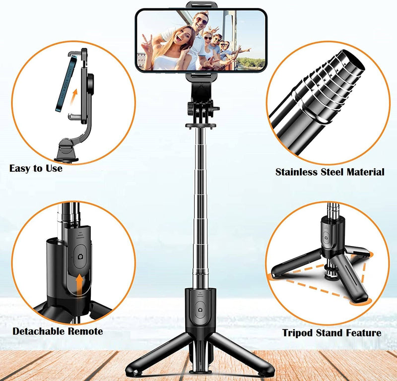 3 in 1 Selfie Stick Tripod With Extendable & Portable Design Selfie Stick Tripod With Wireless Remote - NHOVIDSHOP.COM