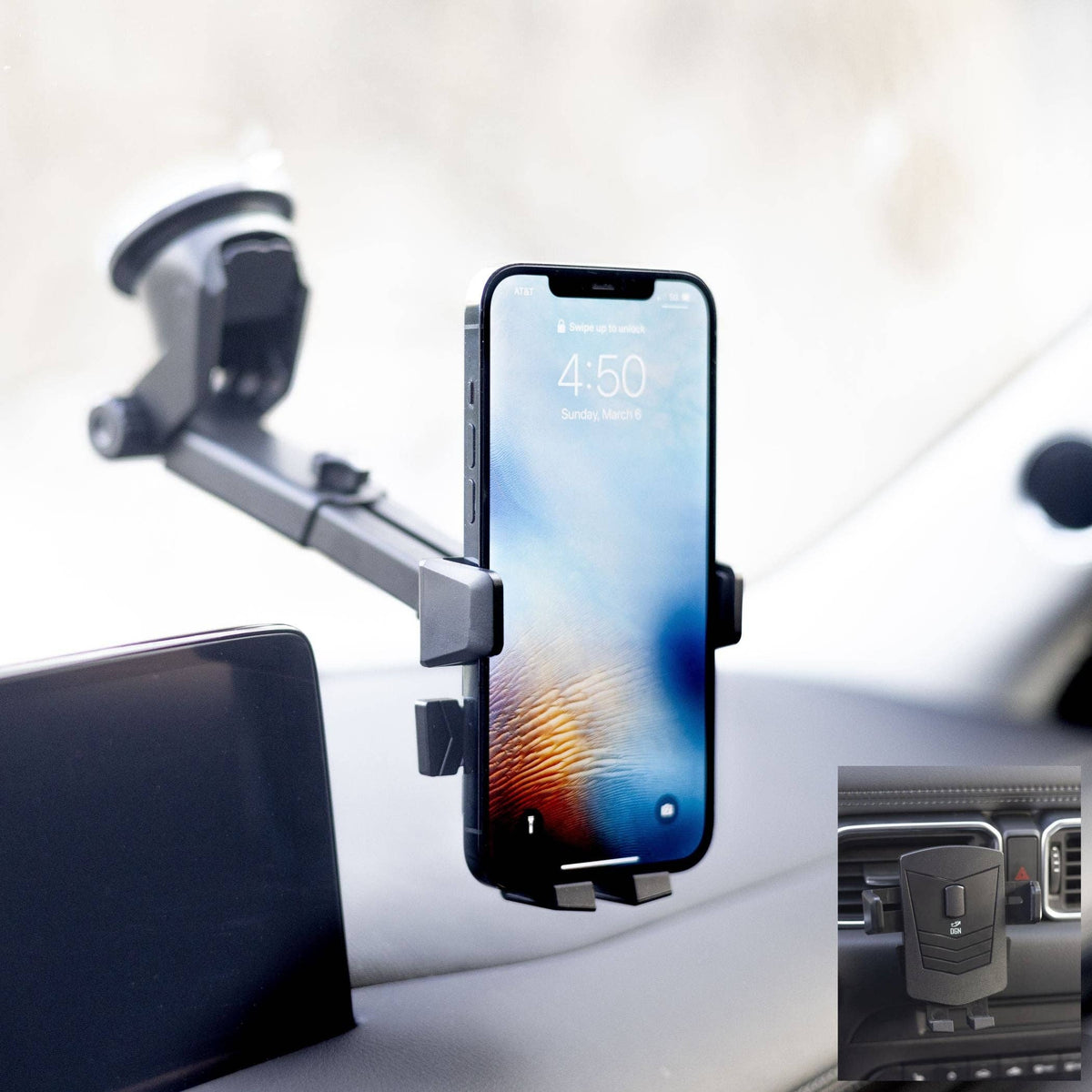 DGN Universal 3-in-1 Strong Car Mount for Windshield, Dashbo - NHOVIDSHOP.COM