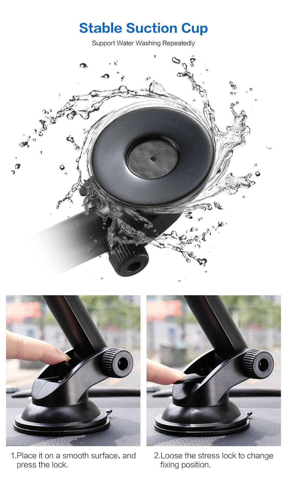 Bundle: Universal 360 Degree Windshield Dash & Magnetic Car Mount - NHOVIDSHOP.COM