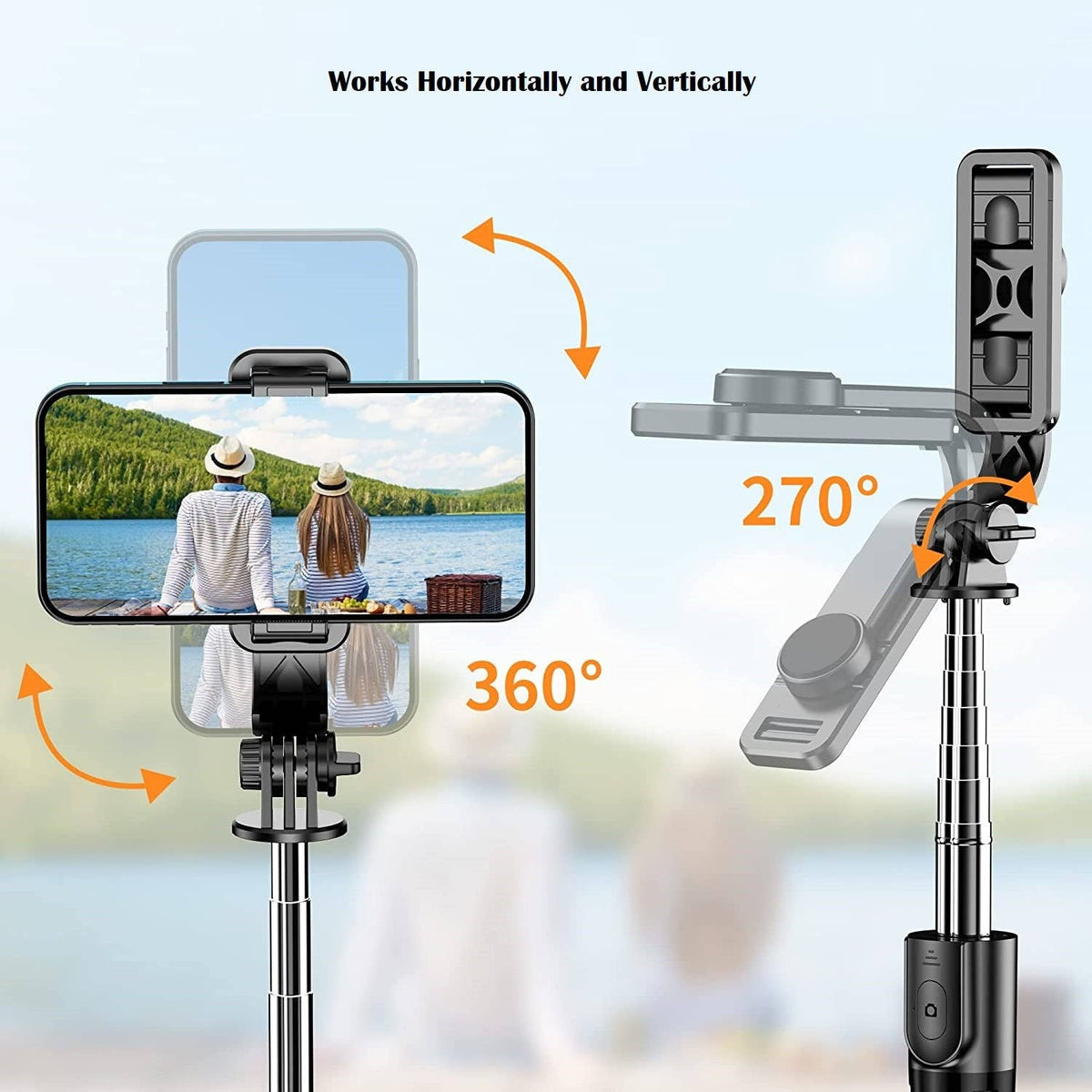 3 in 1 Selfie Stick Tripod With Extendable & Portable Design Selfie Stick Tripod With Wireless Remote - NHOVIDSHOP.COM