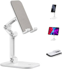 Universal Compatible Strong Adjustable Foldable Phone/Tablet Stand Holder: Black - NHOVIDSHOP.COM