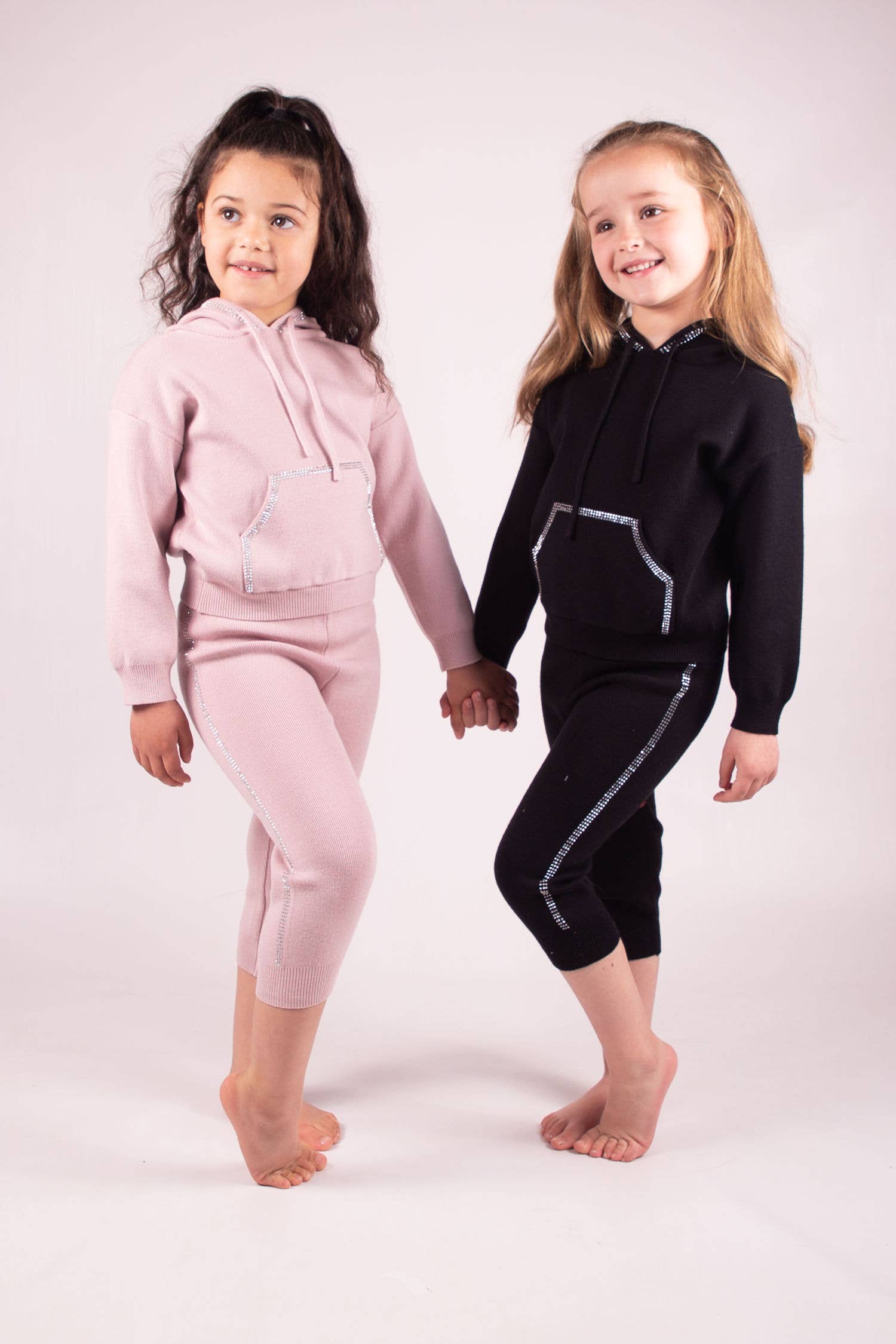 Two piece set Girl diamond suite