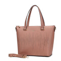 Italy Blush Pink Structured Tote