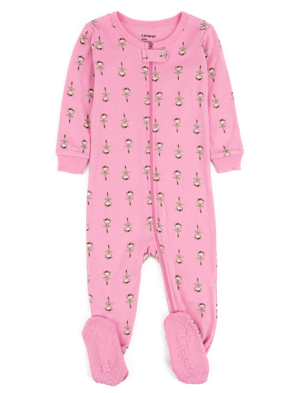 Kids Footed Cotton Pajama Ballerina: 3 year - NHOVIDSHOP.COM