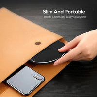 10W Fast Wireless Charger Charging Pad For all Qi enabled smartphones: 2-Pack - NHOVIDSHOP.COM