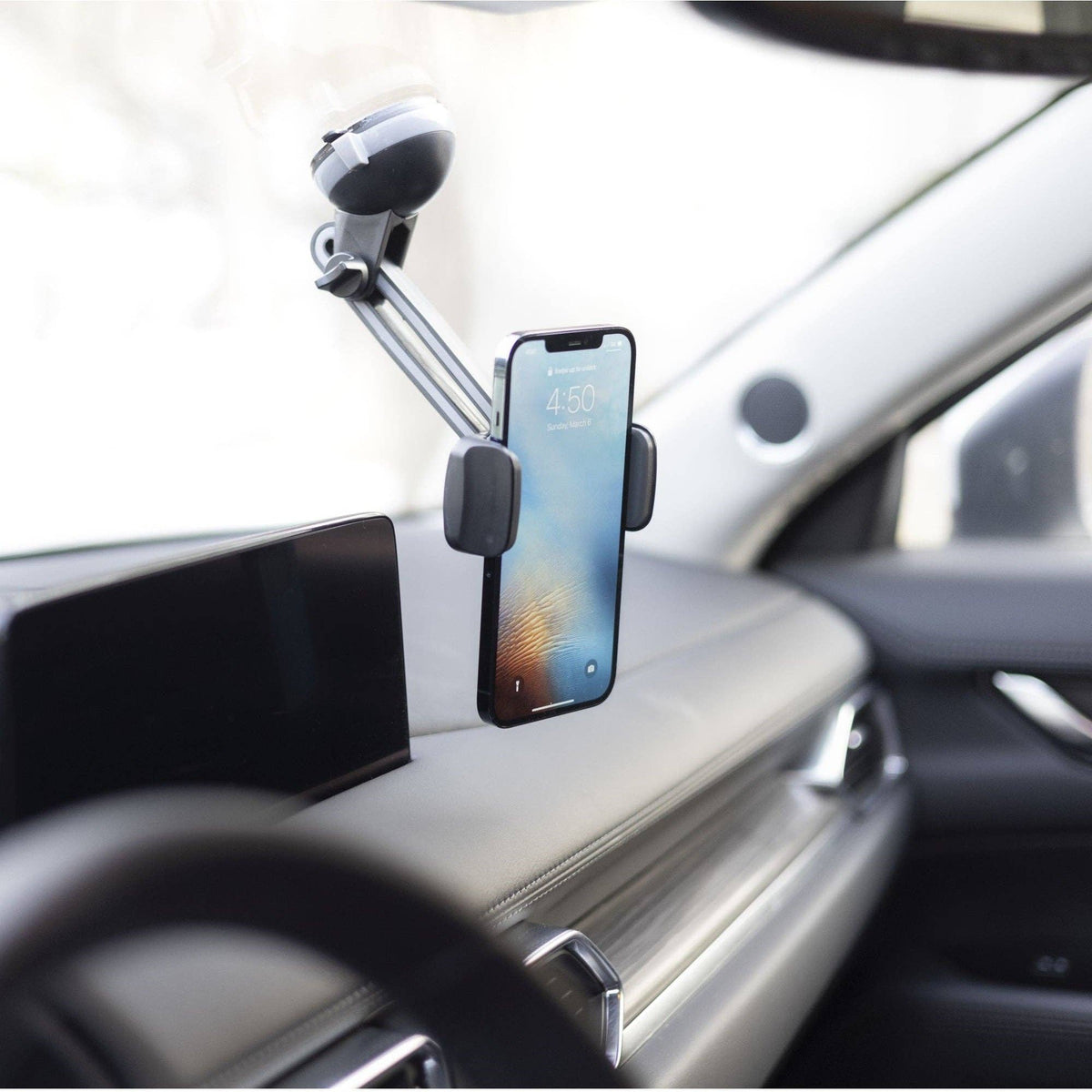 [Upgraded Design] Universal 360° 3-in-1 Fully Adjustable Design Car Mount for Smartphones - Extendable Arm - NHOVIDSHOP.COM