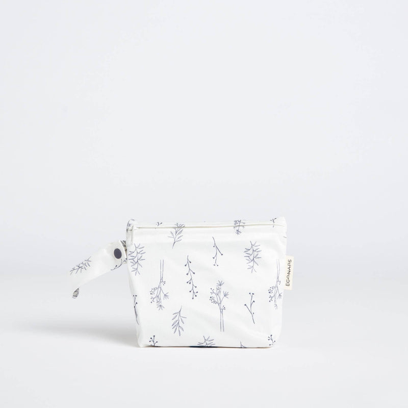 Small Wet Bag: Grey Folk Botanical - NHOVIDSHOP.COM