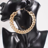 Fashion Oversized Big Hoop Earrings - NHOVIDSHOP