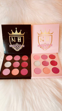 9 Color Eyeshadow Palette, Eye Makeup, Matte Eyeshadow, Shimmer Eyeshadow Palettes, Pink Eyeshadow, Colors, Eyeshadow Palette - NHOVIDSHOP