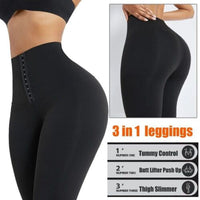 Corset Waist Buttery Soft leggings Body Shaper - NHOVIDSHOP