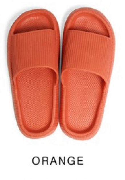 Women's Super Soft Thick Platform Slides, Slippers, Minimalist And Comfortable Indoor Bathroom Non-Slip Slippers - NHOVIDSHOP