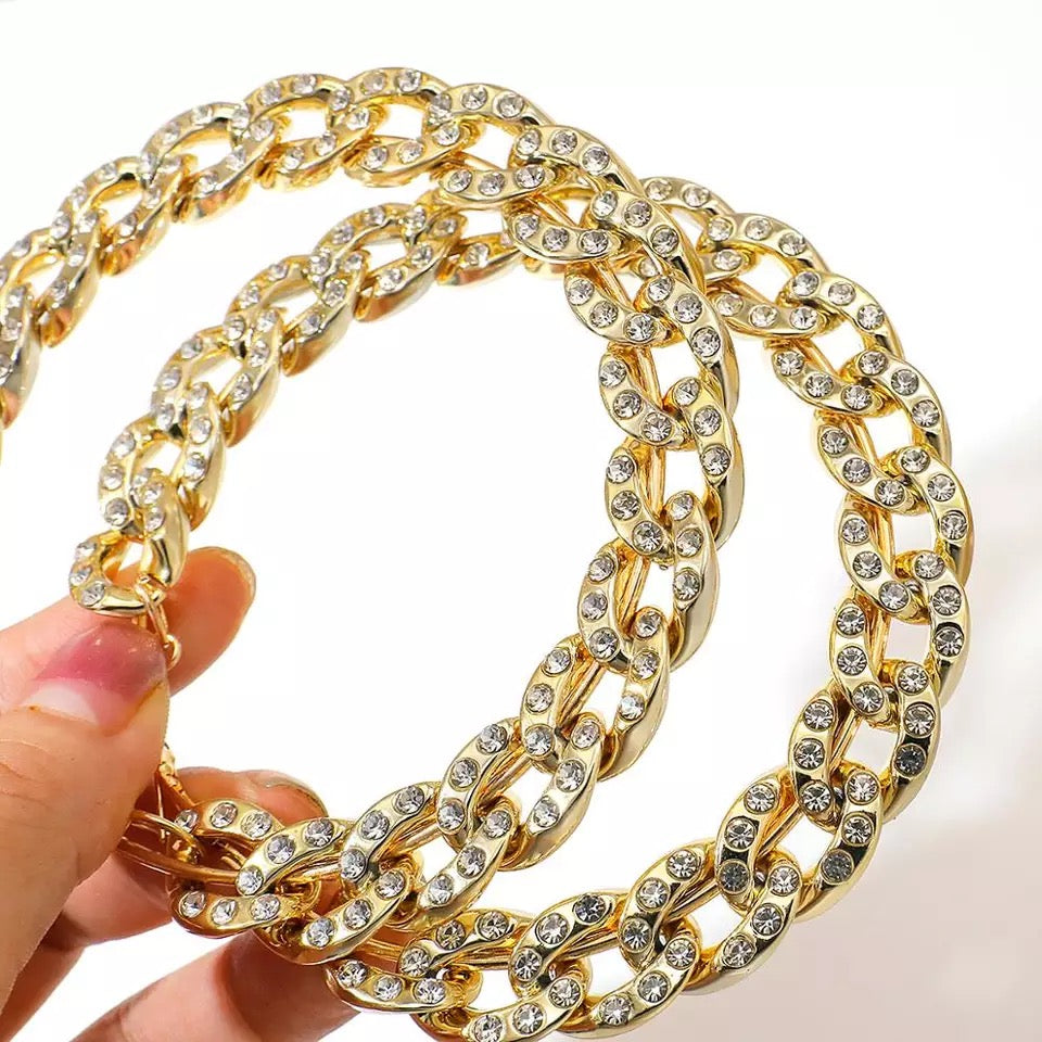 Fashion Oversized Big Hoop Earrings - NHOVIDSHOP