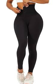 Corset Waist Buttery Soft leggings Body Shaper - NHOVIDSHOP