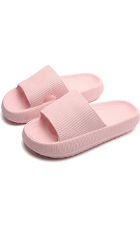 Women's Super Soft Thick Platform Slides, Slippers, Minimalist And Comfortable Indoor Bathroom Non-Slip Slippers - NHOVIDSHOP