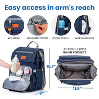 Pillani Baby Diaper Bag Backpack - Your Newborn's Must - Have - Littlepinot